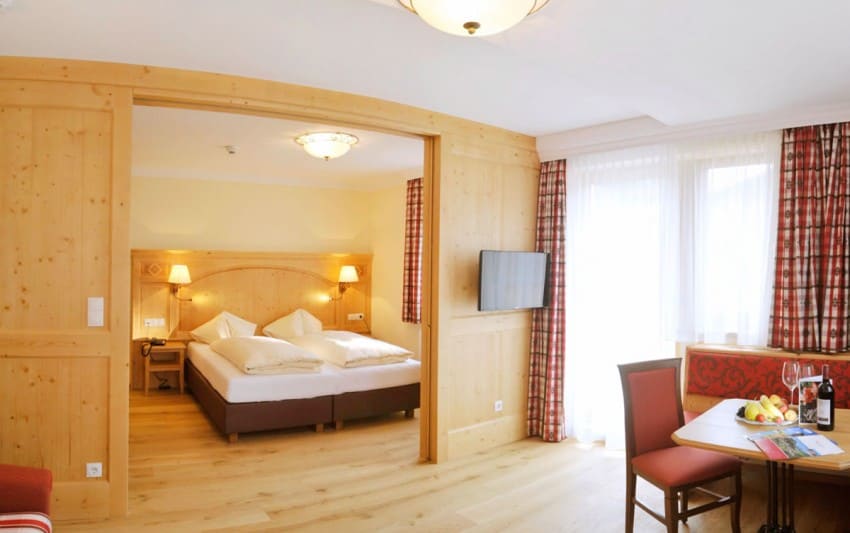 Juniorsuite im Hotel Bischofsm&uuml;tze, Platz f&uuml;r 2-4 Personen