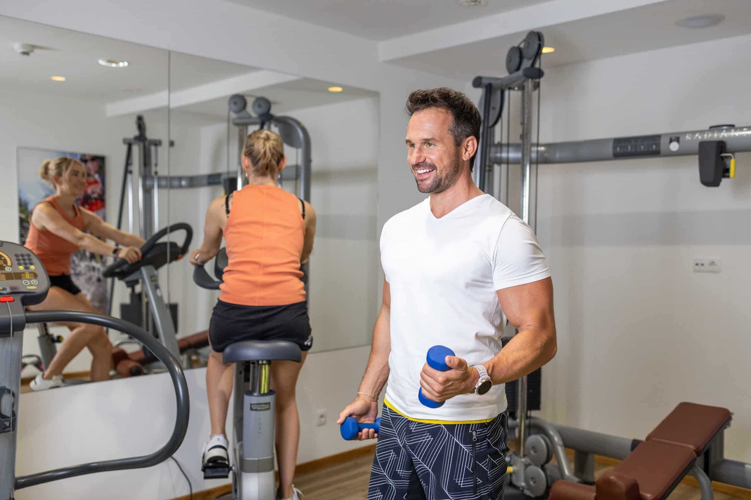 Eine Fitnesssession in unserem Hauseigenen Fitnessraum wo Sie sich so richtig auspowern k&ouml;nnen